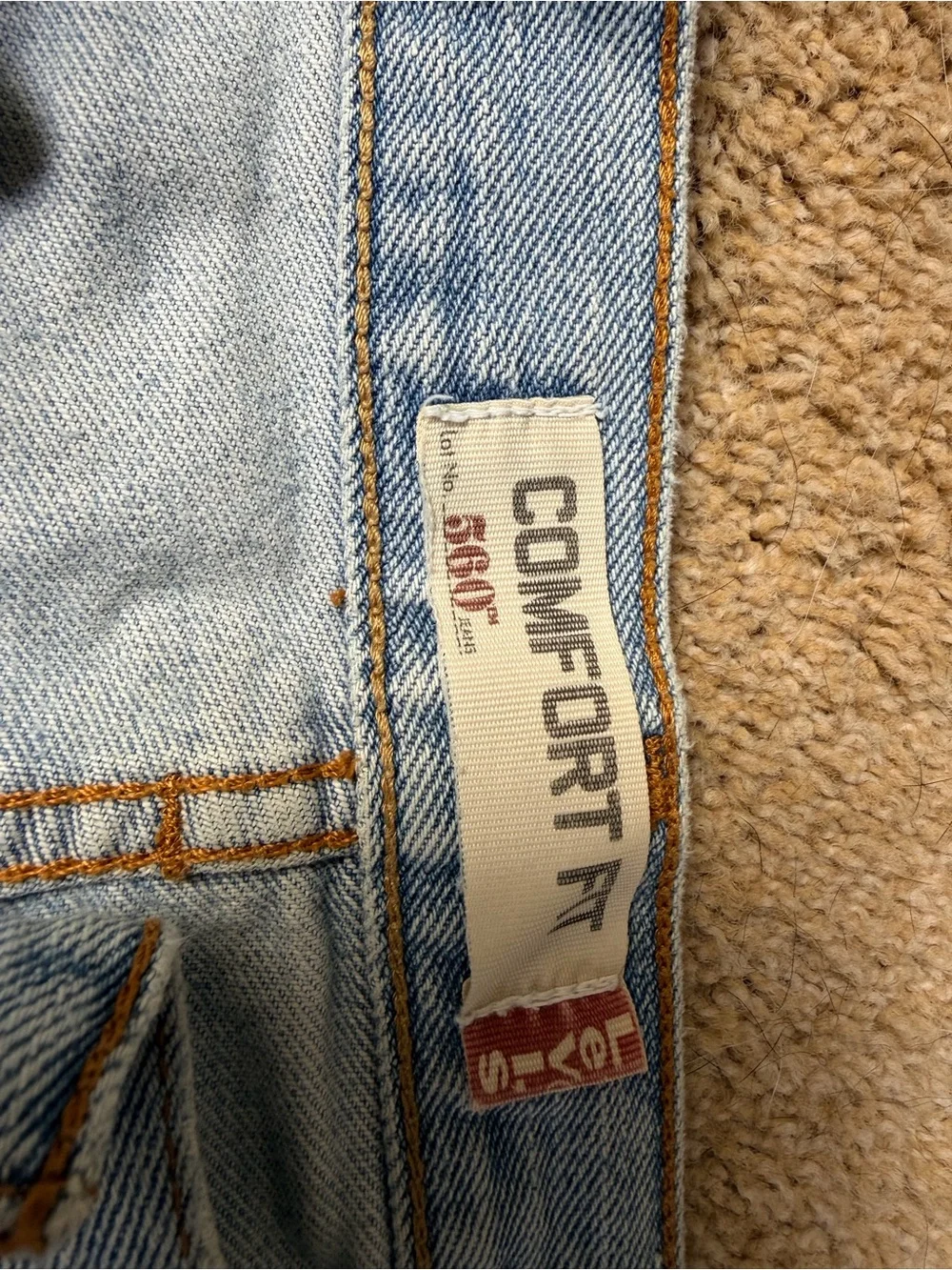 Levi's 560 Light Blue Relaxed Men's Jeans 36x32